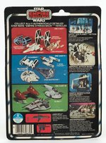 STAR WARS: THE EMPIRE STRIKES BACK - SLAVE I DIE-CAST VEHICLE ON 11 BACK-B CARD.