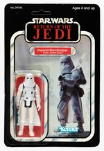 STAR WARS: RETURN OF THE JEDI - IMPERIAL STORMTROOPER (HOTH BATTLE GEAR) 77 BACK-A CARDED ACTION FIGURE.