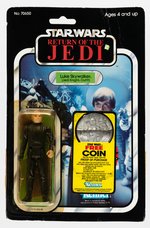 STAR WARS: RETURN OF THE JEDI - LUKE SKYWALKER (JEDI KNIGHT OUTFIT) 79 BACK-B CARDED ACTION FIGURE.