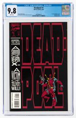 DEADPOOL #1 AUGUST 1993 CGC 9.8 NM/MINT (FIRST SOLO DEADPOOL COMIC).