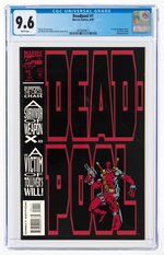 DEADPOOL #1 AUGUST 1993 CGC 9.6 NM+ (FIRST SOLO DEADPOOL COMIC).