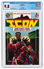 ICON #1 MAY 1993 CGC 9.8 NM/MINT (COLLECTOR'S EDITION).