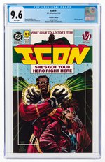 ICON #1 MAY 1993 CGC 9.6 NM+ (COLLECTOR'S EDITION).