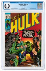 INCREDIBLE HULK #139 MAY 1971 CGC 8.0 VF.