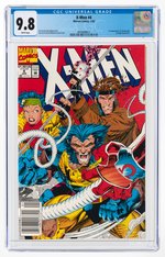 X-MEN VOL. 2 #4 JANUARY 1992 CGC 9.8 NM/MINT (FIRST OMEGA RED - NEWSSTAND).