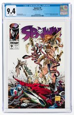 SPAWN #9 MARCH 1993 CGC 9.4 NM (FIRST ANGELA AND MEDIEVAL SPAWN).