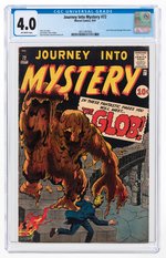 JOURNEY INTO MYSTERY #72 SEPTEMBER 1961 CGC 4.0 VG.