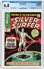 SILVER SURFER #1 AUGUST 1968 CGC 6.0 FINE.