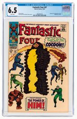 FANTASTIC FOUR #67 OCTOBER 1967 CGC 6.5 FINE+ (FIRST HIM - ADAM WARLOCK).