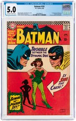 BATMAN #181 JUNE 1966 CGC 5.0 VG/FINE (FIRST POISON IVY).