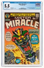 MISTER MIRACLE #1 MARCH-APRIL 1971 CGC 5.5 FINE- (FIRST MISTER MIRACLE).