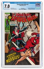 AMAZING SPIDER-MAN #101 OCTOBER 1971 CGC 7.0 FINE/VF (FIRST MORBIUS).