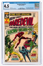 DAREDEVIL ANNUAL #1 SEPTEMBER 1967 CGC 4.5 VG+.