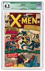 X-MEN #9 JANUARY 1965 CGC QUALIFIED 4.5 VG+.