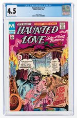 HAUNTED LOVE #1 1978 CGC 4.5 VG+.