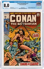 CONAN THE BARBARIAN #1 OCTOBER 1970 CGC 8.0 VF (FIRST CONAN).