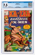 KA-ZAR #1 AUGUST 1970 CGC 7.5 VF-.