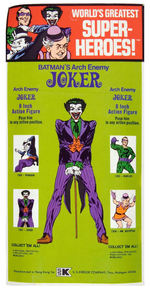 JOKER MEGO FIGURE ON RARE KRESGE CARD.