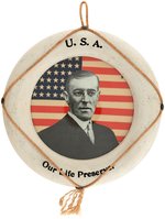 WILSON "OUR LIFE PRESERVER" NAUTICAL THEMED WWI WALL PLAQUE.