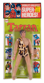 TARZAN MEGO FIGURE ON RARE KRESGE CARD.