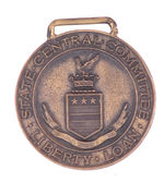 "LIBERTY LOAN STATE CENTRAL COMMITTEE" BRASS FOB.