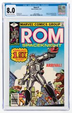 ROM #1 DECEMBER 1979 CGC 8.0 VF (FIRST ROM).