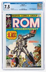 ROM #1 DECEMBER 1979 CGC 7.5 VF- (FIRST ROM).