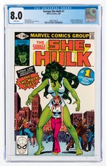 SAVAGE SHE-HULK #1 FEBRUARY 1980 CGC 8.0 VF (FIRST SHE-HULK).