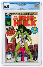 SAVAGE SHE-HULK #1 FEBRUARY 1980 CGC 6.0 FINE (FIRST SHE-HULK).