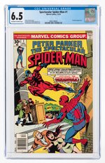 SPECTACULAR SPIDER-MAN #1 DECEMBER 1976 CGC 6.5 FINE+.