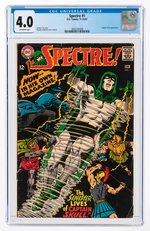 SPECTRE #1 NOVEMBER-DECEMBER 1967 CGC 4.0 VG.