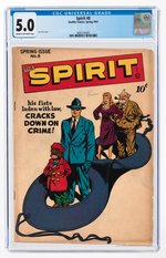 SPIRIT #8 SPRING 1947 CGC 5.0 VG/FINE.