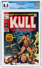 KULL THE CONQUEROR #1 JUNE 1971 CGC 8.5 VF+.