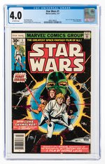 STAR WARS #1 JULY 1977 CGC 4.0 VG.