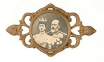 BRITISH ROYALTY EDWARD VII & QUEEN ALEXANDRA BADGE