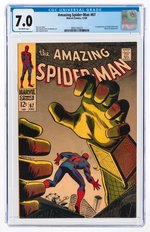 AMAZING SPIDER-MAN #67 DECEMBER 1968 CGC 7.0 FINE/VF (FIRST RANDY ROBERTSON).