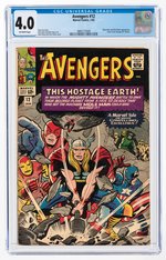 AVENGERS #12 JANUARY 1965 CGC 4.0 VG.