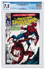 AMAZING SPIDER-MAN #361 APRIL 1992 CGC 7.5 VF- (FIRST CARNAGE).