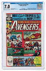 AVENGERS ANNUAL #10 1981 CGC 7.0 FINE/VF (FIRST ROGUE & MADELINE PRYOR).