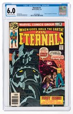 ETERNALS #1 JULY 1976 CGC 6.0 FINE (FIRST ETERNALS).