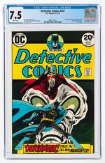 DETECTIVE COMICS #437 OCTOBER-NOVEMBER 1973 CGC 7.5 VF-. (FIRST NEW MANHUNTER).
