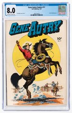 GENE AUTRY COMICS #11 1943 CGC 8.0 VF.