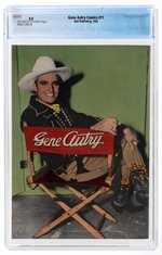 GENE AUTRY COMICS #11 1943 CGC 8.0 VF.