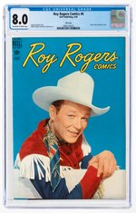 ROY ROGERS COMICS #6 JUNE 1948 CGC 8.0 VF.