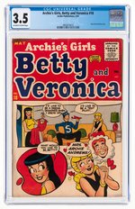 ARCHIE'S GIRLS BETTY AND VERONICA #18 MAY 1955 CGC 3.5 VG-.