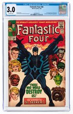 FANTASTIC FOUR #46 JANUARY 1966 CGC 3.0 GOOD/VG (FIRST FULL BLACK BOLT).