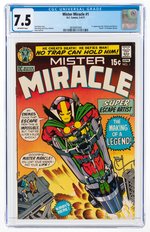 MISTER MIRACLE #1 MARCH-APRIL 1971 CGC 7.5 VF- (FIRST MISTER MIRACLE).