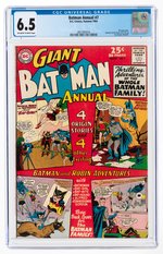 BATMAN ANNUAL #7 SUMMER 1964 CGC 6.5 FINE+.