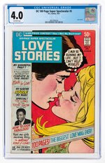 DC 100 PAGE SUPER SPECTACULAR #5 1971 CGC 4.0 VG (LOVE STORIES).