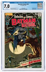 DETECTIVE COMICS #405 NOVEMBER 1970 CGC 7.0 FINE/VF (FIRST LEAGUE OF ASSASSINS).